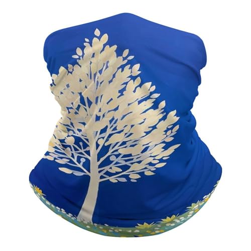 Pasamontañas The White Tree Balaclava para hombres y mujeres con protección solar, máscara facial fresca y transpirable, bufanda cubre boca para esquí y senderismo miniatura 1