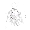 Dasongff Bandeau bohème avec plumes indiennes, tresses, attrape-rêves, style hippie, vintage, bijoux de fête, accessoires de cheveux pour femmes et filles #2