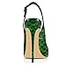 Imagen de Mettesally Sandalias Mujer Verde Verano Cómodas Elegantes Tacones Mujer Peep Toe Puntera Abierta Slingback Talón Descubierto Tacón de Aguja Tacón Fino Zapatos Taco Alto Vestir Fiesta Boda 42