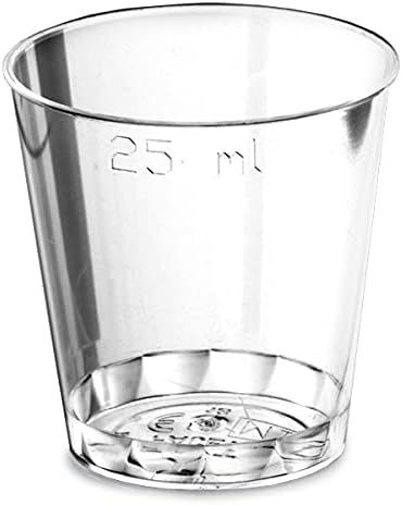 Disposable Shot Glasses CE 25ml - Case of 1000 | Plastic Shot Glasses