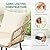 YITAHOME 4-Piece Wicker Patio Furniture Set, All-Weather Rattan Conversation Set, Outdoor Balcony Bistro Set with Loveseat Chairs Table Soft Cushions for Backyard, Pool, Deck, Garden - Beige