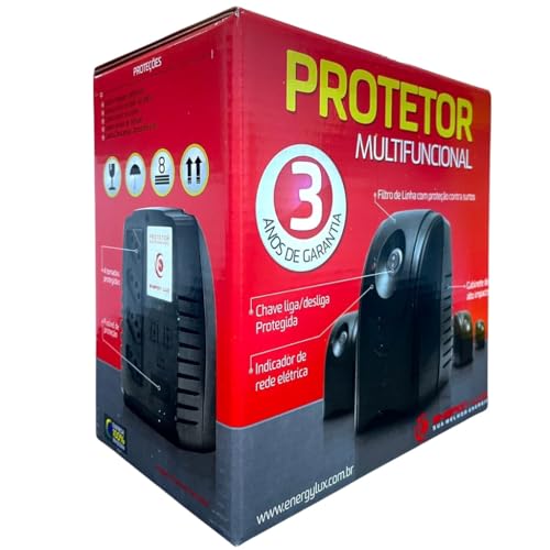 Protetor Eletrônico Para Pc Gamer- 1000va Mono | Energy Lux (110/110)