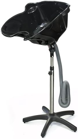 Best Choice Products Portable Height Adjustable Shampoo Basin Hair Treatment Bowl Salon Tool Black
