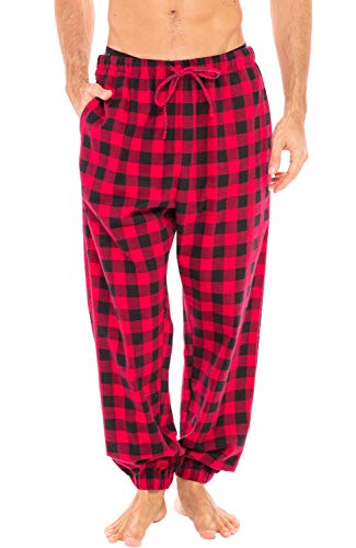 Alexander Del Rossa Men's Soft Cotton Flannel Pajama Pants, Joggers