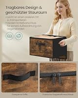 SONGMICS Aufbewahrungsbox mit Deckel, 6er Set, faltbare Stoffbox – Ansicht 4