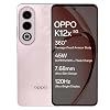 Oppo K12x 5G with 45W SUPERVOOC Charger in-The-Box Feather Pink, 128 GB (6 GB RAM)