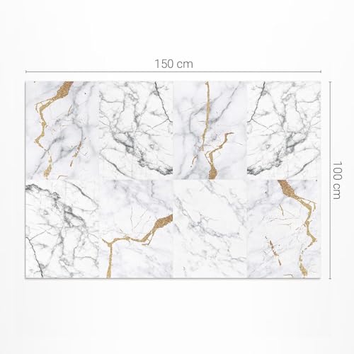 Tapis de balcon extérieur rectangle 100x150 déco jardin imperméable - 4