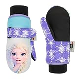 Disney Frozen Toddler Mittens Ages 2-4, Waterproof Toddler Gloves, Kids Snow Mittens, 3M Thinsulate Gloves Mittens for Girls