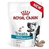 ROYAL CANIN Hypoallergenic Dog Treats 6 x 230g Packs - Snacks for All Adult Adult Dog Breeds - Hydrolysed Protein & Vitamin B12 - Resealable Bag
