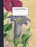 Photo Gallery composition notebook vintage floral illustration: cream pages college ruled composition notebook, vintage floral illustration cover, for school ... composition book 8.5 x 11 inch.120page Photo Gallery composition notebook vintage floral illustration: cream pages college ruled composition notebook, vintage floral illustration cover, for school ... composition book 8.5 x 11 inch.120page