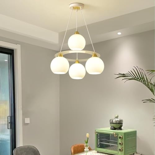 Lustre moderne à 4 lumières pour résoudre le manque d'éclairage de votre îlot de cuisine