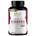 OVF Glico Berberis 180 cps Integratore Alimentare con Berberina, Acido Alfa Lipoico, Gymnema, Cardo Mariano, Cromo e Cannella Supporta Metabolismo e Favorisce la Funzionalità Cardiovascolare