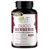 OVF Glico Berberis 180 cps Integratore Alimentare con Berberina, Acido Alfa Lipoico, Gymne...
