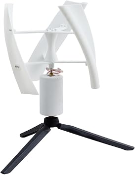 Micro Wind Turbines, DIY Vertical-Axis Brushless Dc Generators, Wind Turbine Generator No Noise Vertical Axis
