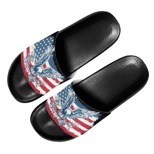 Image of Footwear for Mens Open Toe Athletic Sandals Anti-Slip Sole Slide Sandals Pillow House Flat Shoes Comfortable Slip On Slippers for Indoor & Outdoor