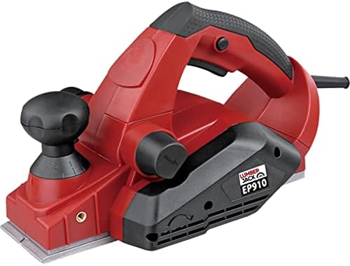 Lumberjack Electric Hand Planer with 82mm Twin Blades 910W 240v Woodworking