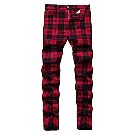 Pantalones de traje de algodón a cuadros con bolsillo lateral, pantalones de ocio acogedores de secado rápido, pantalones cortos para hombre, corte holgado, ropa escocesa, Vino, XL