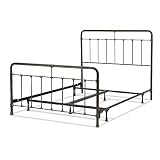 Fairfield Complete Bed with Metal Duo Panels and Castings, Dark Roast Finish, Full