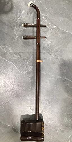 Landtom® Ebony Erhu Chinese 2-String Violin Fiddle Musical Instrument + Free Accessories, Fulfilled By Amazon #TOP2