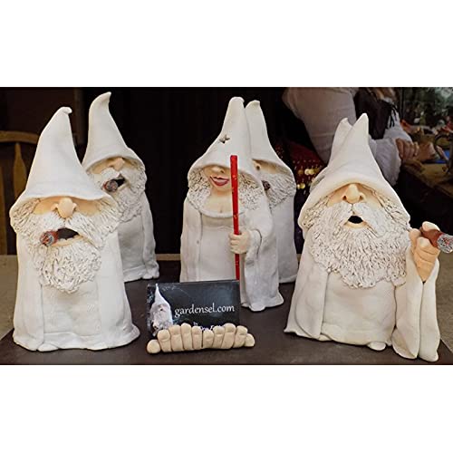 Tirifer Garden Gnome, Wizard Gnome 3D Dwarves, Polyresin Outdoor Sculpture Middle Finger Gnome Statue Garden Figurine Art Garden Decoration For Lawn Yard Balcony Porch Patio #TOP4