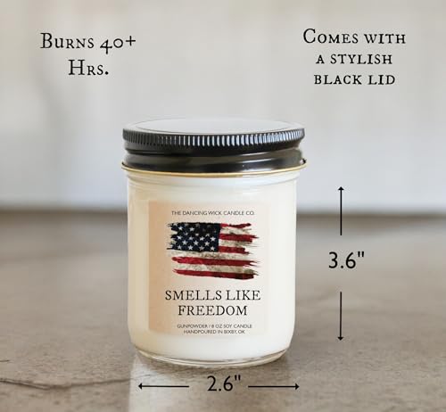 The-Dancing-Wick-Smells-Like-Freedom-Candle-8oz-Handcrafted-Soy-Wax-Gunpowder-Scent-Made-in-USA-4th-of-July-Patriotic-Gift-Decor