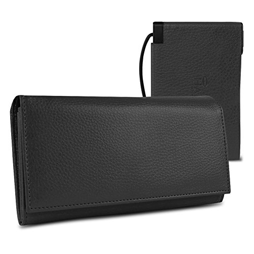 Halo Women's Power Wallet 3000 w/RFID Protection (Black)