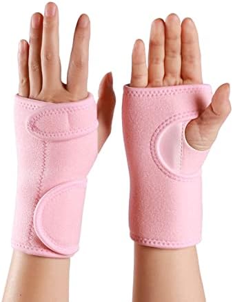 Wrist Support Brace Right /Left Hand with 2 Metal Splints for Joint Pain Arthritis Carpal Tunnel Pain Tendonitis for Men and Women (Left Hand, Silver Grey)