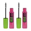 Maybelline Great Lash Washable Mascara Makeup, Volumizing Lash-Doubling Formula That Conditions As It Thickens, Very Black, 2 Count