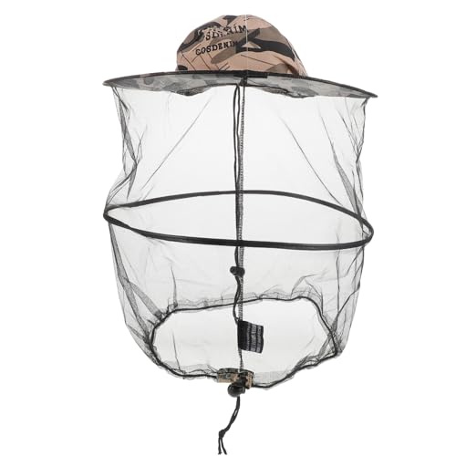 HANABASS Mosquito Bucket Hat for Adults Mesh Netting for Fishing and Outdoor Activities Like Camping and Hiking Provides Sun Protection Multi