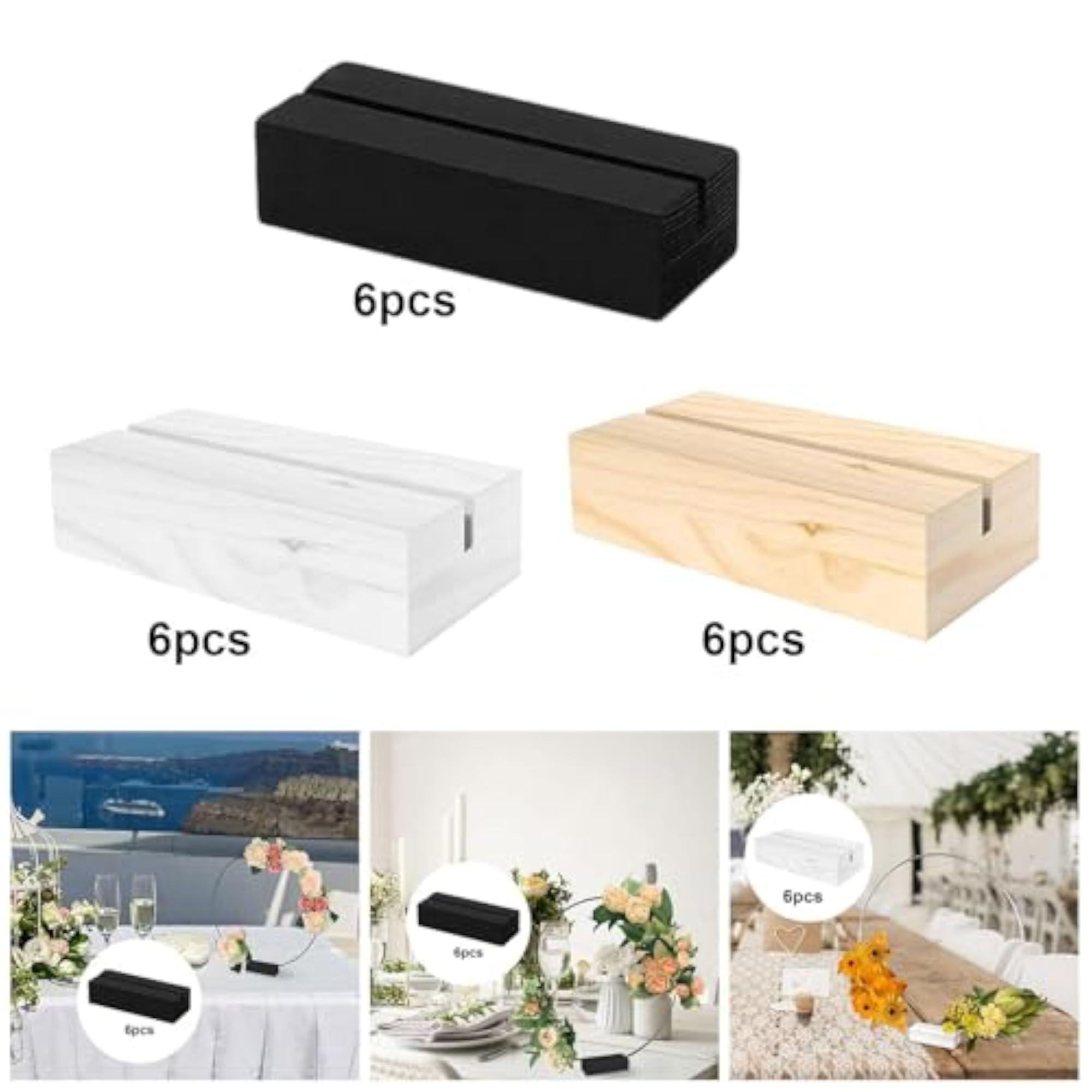 Wreath Stand Base Wedding Decor DIY Supplies for Tabletop Collection Black
