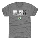 500 LEVEL Jordan Walsh Boston Celtics Men's Premium T-Shirt - Jordan Walsh Boston Celtics Elite WHT (Tri Gray, Medium)