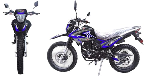 HHH XHawk Enduro 250cc Motorcycle EFI Dual Sports Hawk Bike Dirtbike Hawkx Enduro Bike Adults Motorcycle Bike 250cc Street bike (Red)