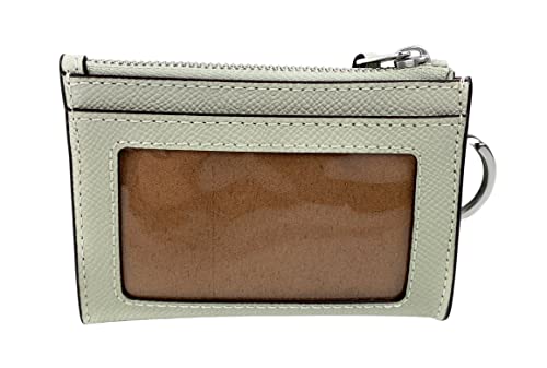 Coach Crossgrain Leather Women's Mini Skinny Id Case In Silver/Light Sage #TOP2
