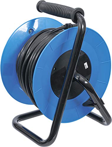 Enrollador de cable BGS 3361 de 25 metros con 4 tomas de corriente IP20 3
