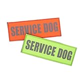 Gatuida 2 Stück Servicehunde-Aufnäher für Geschirr und Weste, „Nicht streicheln“-Aufnäher, „Hund in Ausbildung“ abnehmbares Etikett für Tiertraining im Freien