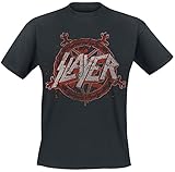pentagram relentless shirt Band-Merch, Bands Slayer Pentagram Redux Männer T-Shirt schwarz XXL 100% Baumwolle Band-Merch, Bands