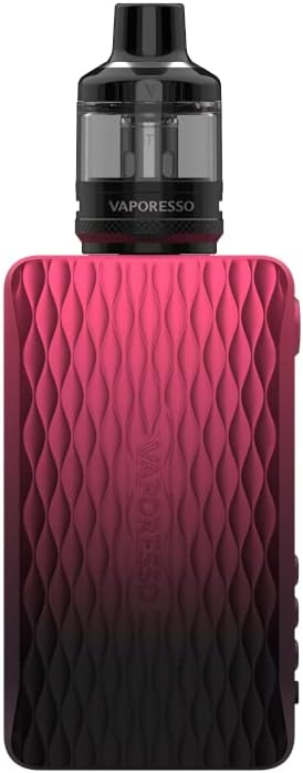 Vaporesso Gen 160 E-Cigarette Set in pink and black, showing the mod and the attached GTX Pod 26 Clearomizer.