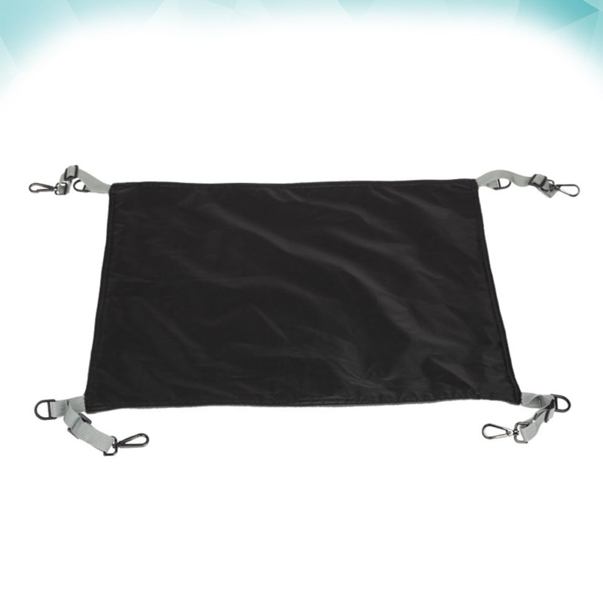 Hamac pour Chat Lit Suspendu Chaud et Confortable Imperméable en Tissu Noir Facile à Ranger et Détachable, Jeux Repos des Chats et Chatons