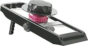 Naivete Adjustable Plastic Slicer, 1-Piece, Black/Silver