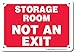 Storage Room Not an Exit Sign, 7