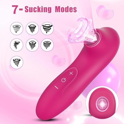Seababy Adult Sex Toys for Women 7 Modes Clitoral Sucking Vibrator Couple