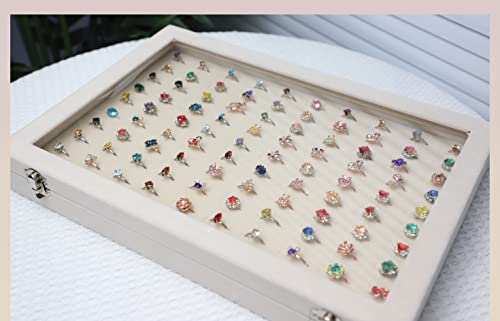 Stratalife 100 Slot Ring Organizer, Velvet Jewelry Box for Multiple Rings by Stratalife - Used condition - Image 5