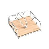 perfect for indoor or outdoor: the heavy, rustic napkin holder holds itself in windy outdoor conditions, making it the perfect addition to a picnic, picnic, barbecue, coffee break, or any other outdoor gastronomic gathering. At the same time, it is also good to place this napkin box on the dining table, kitchen countertop, picnic blanket, coffee table, home bar, breakfast corner, bathroom, or anywhere you might need napkins