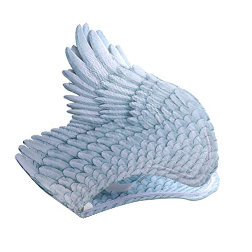 LIOOBO Asas de Anjo Adulto com Tiras Elásticas Asas de Penas Acessório Fantasia de Anjo para Cosplay