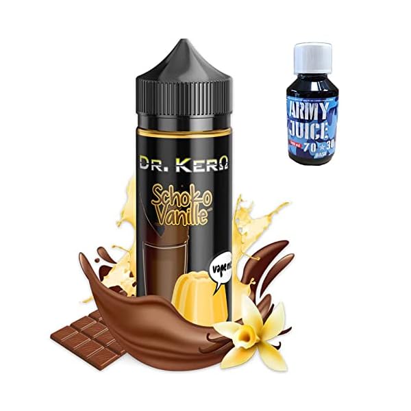 Dr. Kero Aroma Schoko Vanille - Shake-and-Vape - Zum Mischen mit Basisliquid für E-Liquid - 20 ml - Plus 100ml…