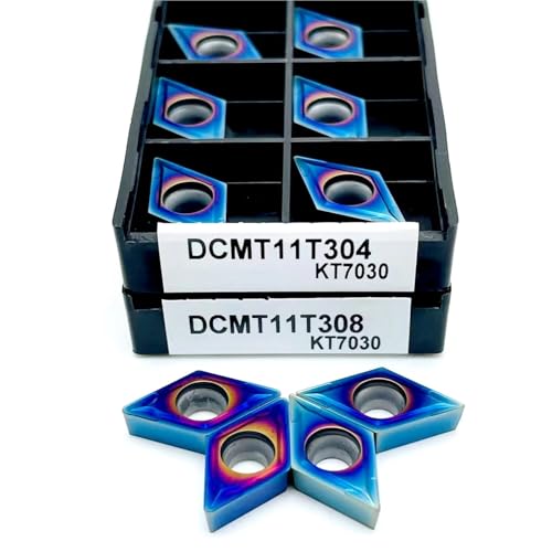 10 piezas insertos DCMT11T304 carburo para torneado miniatura 5