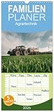 Familienplaner 2026 - Agrartechnik mit 5 Spalten (Wandkalender, 21 cm x 45 cm), CALVENDO: Faszinierende Landtechnik, von der Aussaat über die Düngung bis hin zur Ernte (CALVENDO Technologie)