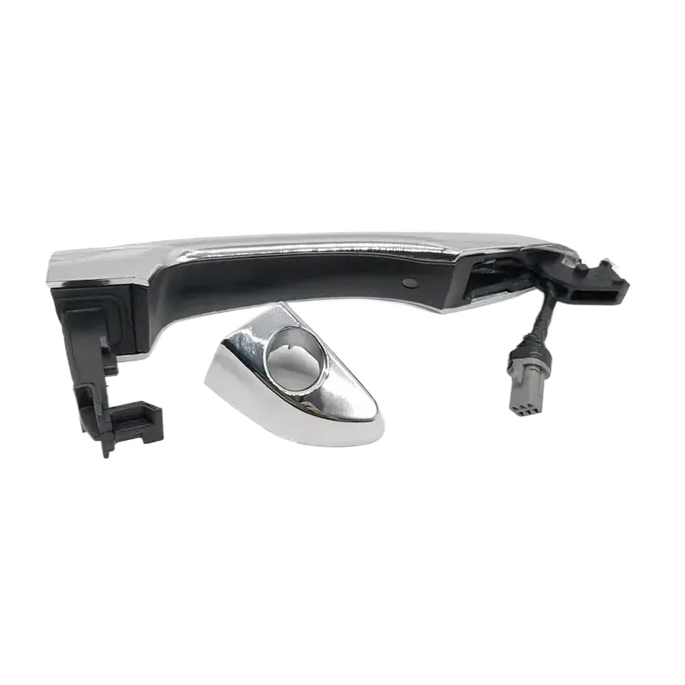 Eburpkhbd Onecolor Outside Front Left Door Key Handle Button Switch 82651D3710 82652-D3010 Compatible With Tucson 2016 2017 2018 2019 2020 2021 1.6L 2.0L