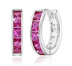 Orecchini A Cerchio Piccoli Linawe - Spirale Con Zirconia, Senza Nichel, Oro Bianco, Rosa E Argento - Foto 5
