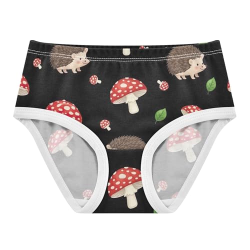 Cute Cartoon Hedgehog Spot Mushroom Little Girl Panties Toddlers Underwear Floral Cotton Flower Briefs Girls Undies 2t - Main Image